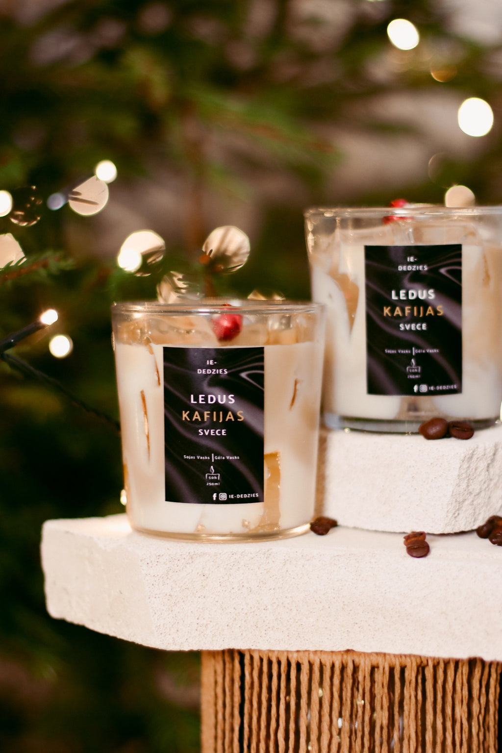 Ledus Kafijas Svece