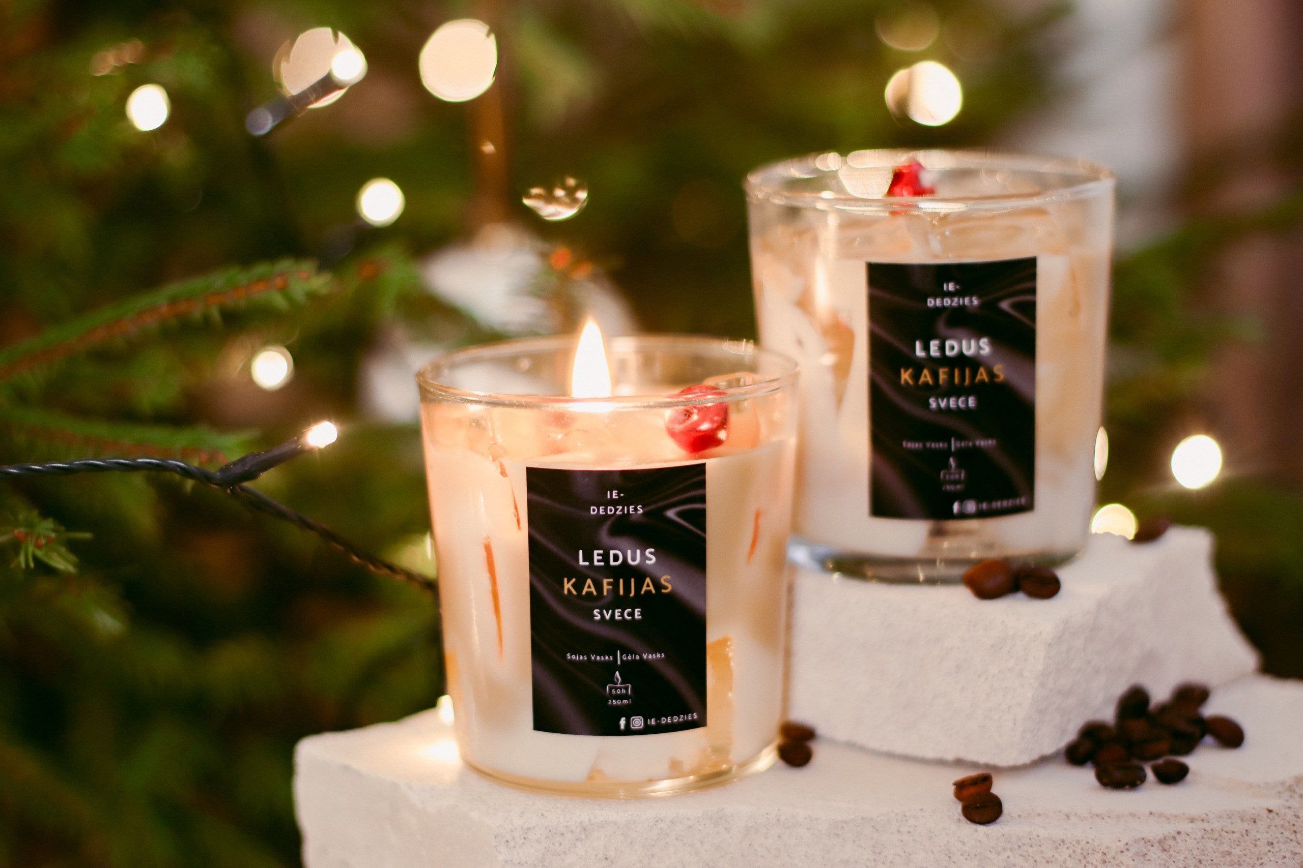 Ledus Kafijas Svece