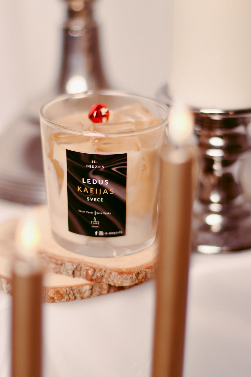 Ledus Kafijas Svece