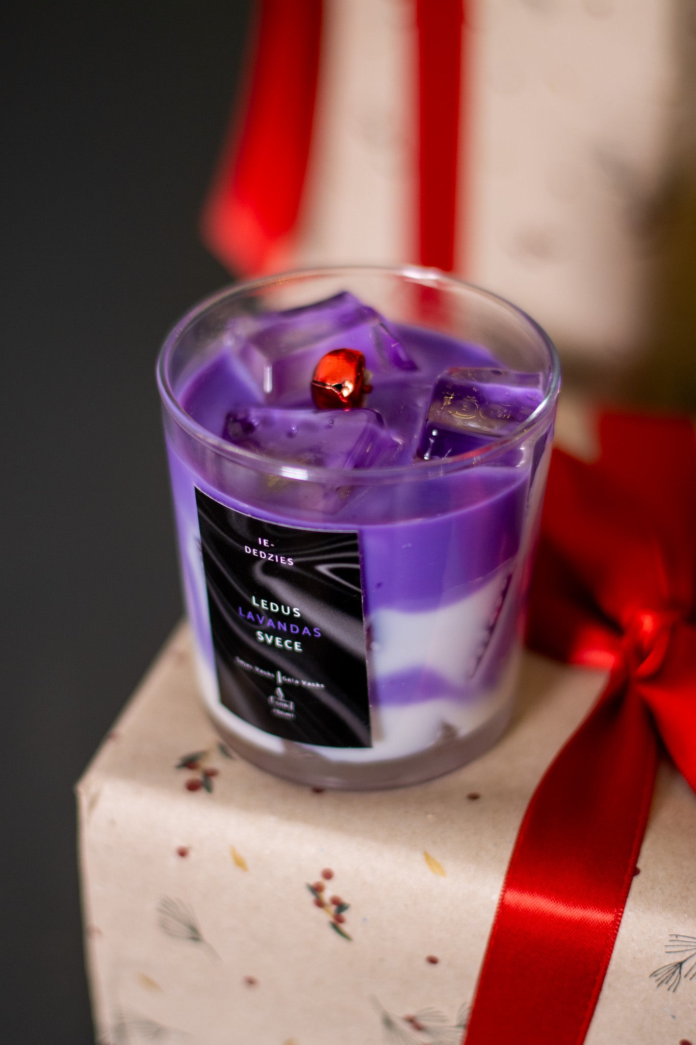 Ledus Lavandas Svece